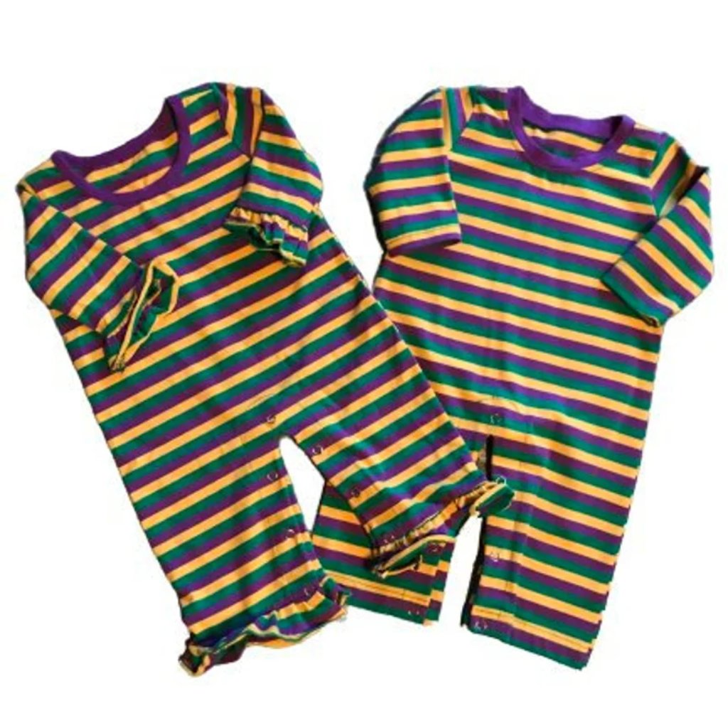 Mardi Gras Kids RomperMardi Gras Kids One Piece OutfitMardi Gras Girls Outfit